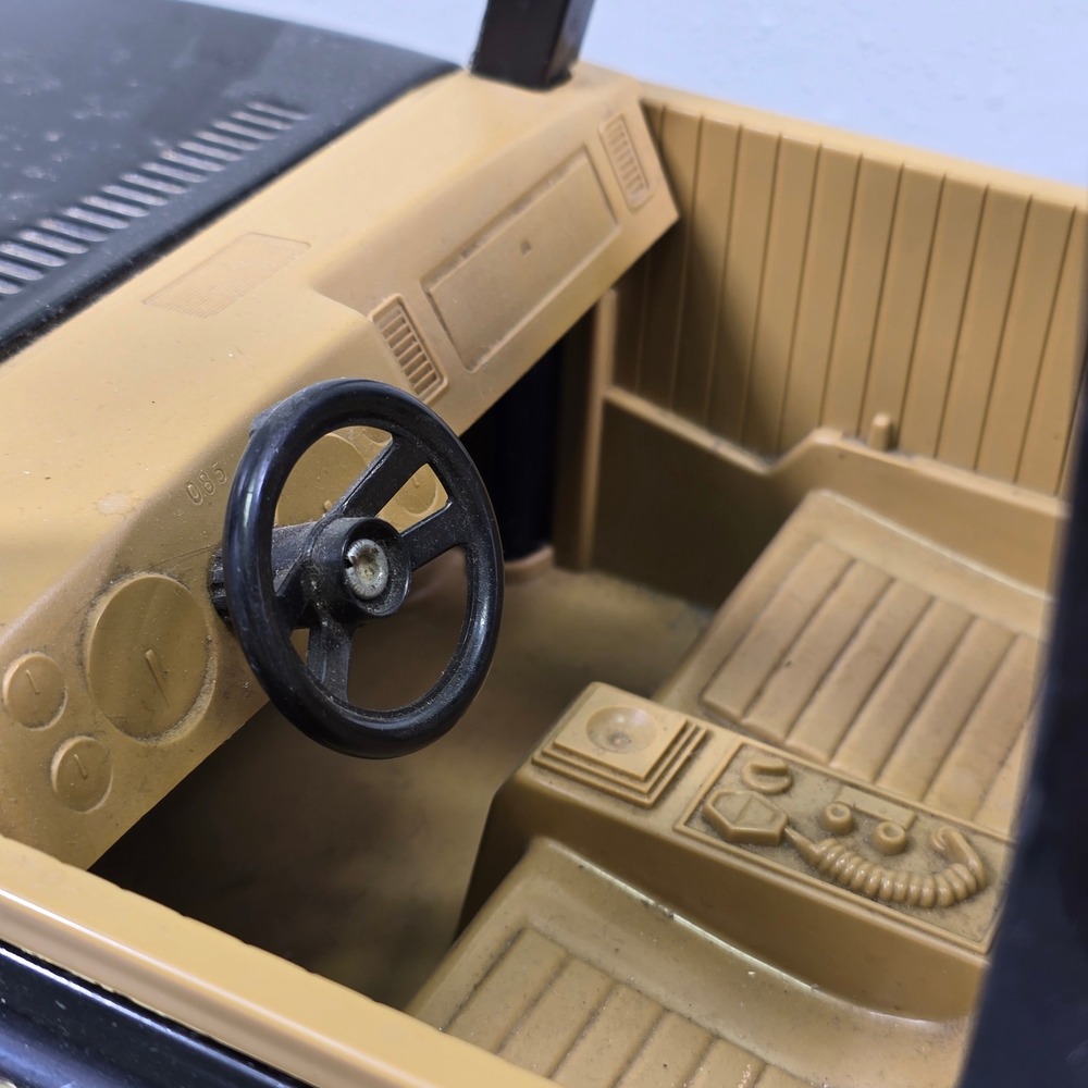 Vintage Tonka MR-970 4x4 Jeep Renegade Truck Black Tan Made in USA Pressed Steel - Picture 11 of 16